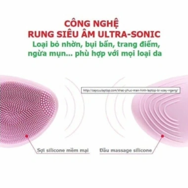 Máy Rửa Mặt Facial Sonic 3in1 - Tích Sạc Usb Nhỏ Gọn, Chống Nước, Rung Sóng Âm - Giá Ưu Đãi 67.900đ