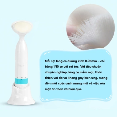 Máy rửa mặt Half Horse và mát xa - Làm sạch sâu, tăng tuần hoàn máu, da sáng đều màu, 62.000₫