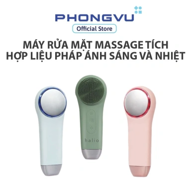 Máy Rửa Mặt Halio Multi-task - Ánh Sáng Red-Blue, Nóng-Lạnh, Bảo Hành 12 Tháng, Giá 869k