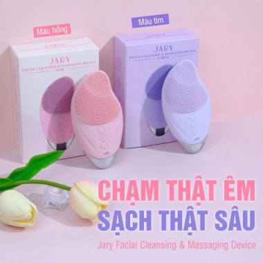 Máy rửa mặt Jary - Thiết bị làm sạch và massage da, giảm mụn, giá ưu đãi 175.000₫