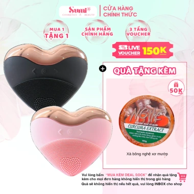 Máy Rửa Mặt LACO Luxury - Massage Sóng Âm 2 trong 1, Làm Sạch Da & Makeup, Giảm Giá 450.000₫