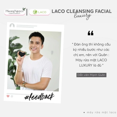 Máy Rửa Mặt LACO Luxury - Massage Sóng Âm 2 trong 1, Làm Sạch Da & Makeup, Giảm Giá 450.000₫ 8