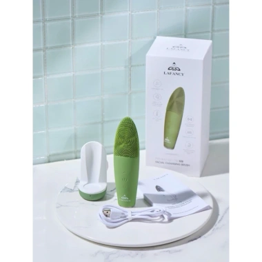 Máy rửa mặt Lafancy GlowBrush silicone massage, đẩy tinh chất, chống thấm, bảo hành 12 tháng - 1.850.000