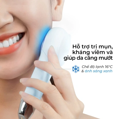 Máy Rửa Mặt Massage Ánh Sáng Nhiệt STOREEVA - Làm Sạch Sâu, Thư Giãn 629k 9