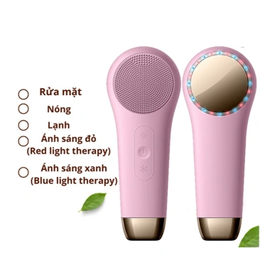 Máy Rửa Mặt Massage Ánh Sáng Nhiệt STOREEVA - Làm Sạch Sâu, Thư Giãn 629k 10