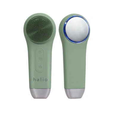 Máy rửa mặt massage Halio tích hợp ánh sáng, nhiệt, bảo hành 12 tháng, giảm giá 889k