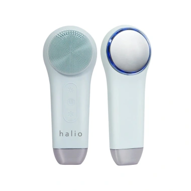 Máy rửa mặt massage Halio tích hợp ánh sáng, nhiệt, bảo hành 12 tháng, giảm giá 889k