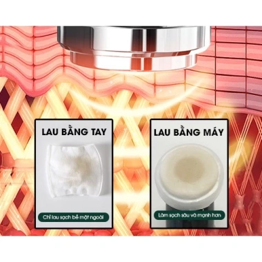 Máy rửa mặt Massage Ion 2 trong 1 - Làm sạch sâu, hấp thụ dưỡng chất công nghệ sóng âm, giá 165.000₫