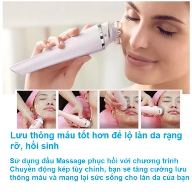 Máy rửa mặt & massage Philips VisaPure SC5.340 - Bảo hành 2 năm, nhập khẩu