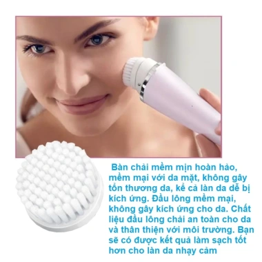 Máy rửa mặt & massage Philips VisaPure SC5.340 - Bảo hành 2 năm, nhập khẩu