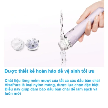 Máy rửa mặt & massage Philips VisaPure SC5.340 - Bảo hành 2 năm, nhập khẩu