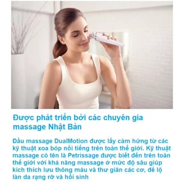 Máy rửa mặt & massage Philips VisaPure SC5.340 - Bảo hành 2 năm, nhập khẩu