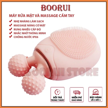 Máy rửa mặt mini BOORUI 3 trong 1: Massage, nâng Vline, rửa sâu, ngừa mụn - 274.5k 10 Máy rửa mặt mini BOORUI 3 trong 1: Massage, nâng Vline, rửa sâu, ngừa mụn - 274.5k 10