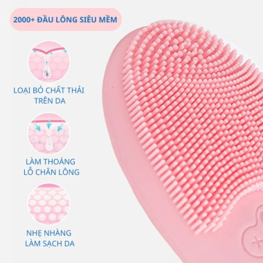 Máy Rửa Mặt Mini Cầm Tay HALIWAY Đa Năng 2in1 - Giá 405.000đ, Siêu Nhẹ, Thoáng Khí, Dễ Dàng Mang Đi 5