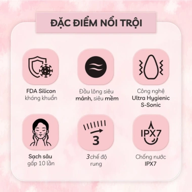 Máy Rửa Mặt Mini Cầm Tay HALIWAY Đa Năng 2in1 - Giá 405.000đ, Siêu Nhẹ, Thoáng Khí, Dễ Dàng Mang Đi 7
