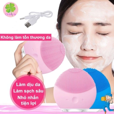 Máy rửa mặt mini se khít lỗ chân lông 8 chế độ, massage làm sạch sâu không tổn thương da - 55.000 VND