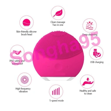 Máy rửa mặt mini se khít lỗ chân lông 8 chế độ, massage làm sạch sâu không tổn thương da - 55.000 VND
