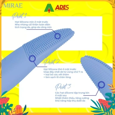 Máy Rửa Mặt Mirae Thermal Sonic Brush Làm Sạch Sâu, Đánh Thức Làn Da, Chính Hãng 1.190.000₫ 3