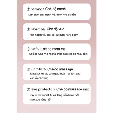 Máy rửa mặt Rix Renew RM01 4 chế độ, massage nóng, tự động ghi nhớ, chỉ 45.000₫ 4