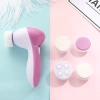 Máy rửa mặt rung 5 đầu nhập khẩu - Loại bỏ vi khuẩn, bụi bẩn, giảm còn 48.000đ