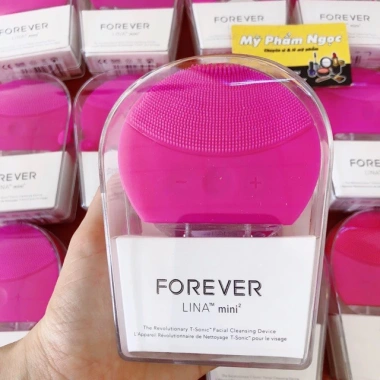 Máy rửa mặt silicon FOREVER, massage rung mạnh 2 cấp độ, chỉ 55.000 VND