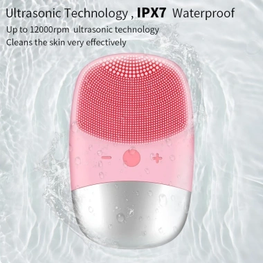 Máy rửa mặt silicone chống thấm nước, mát xa 2 trong 1: Giá ưu đãi 82.000₫ 5