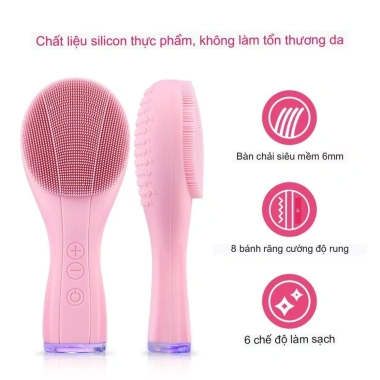Máy rửa mặt silicone làm sạch sâu, chống thấm nước, chỉ 191.250₫
