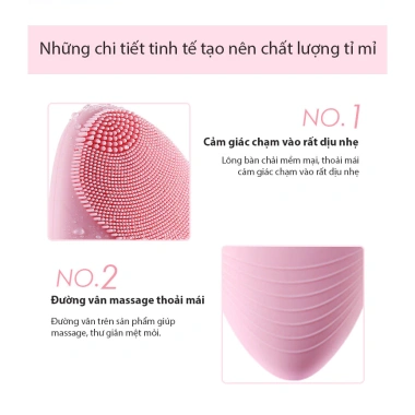 Máy rửa mặt silicone nhỏ gọn CSSD196 - Rửa sạch sâu, tiện lợi, giá chỉ 290.000₫ 2