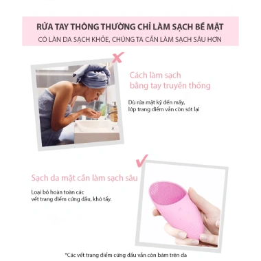 Máy rửa mặt silicone nhỏ gọn CSSD196 - Rửa sạch sâu, tiện lợi, giá chỉ 290.000₫ 4