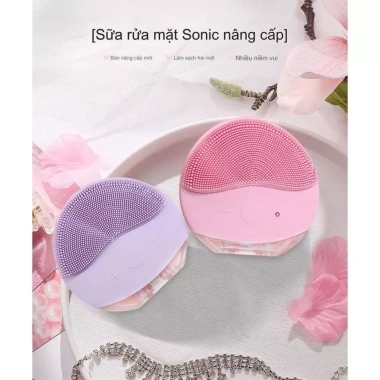 Máy rửa mặt sóng âm CARYLN LUXE019 - Làm sạch bụi bẩn, chất nhờn, giá 89k 6