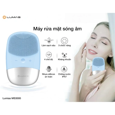 Máy rửa mặt sóng âm LUMIAS TDS-GD31 - Siêu âm làm sạch sâu, giá 380.000₫ 5