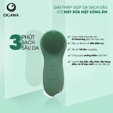 Máy rửa mặt Sóng âm Ogawa OB430 – Thiết kế nhỏ gọn, làm sạch sâu, tiện lợi, giá 790.000₫ 3