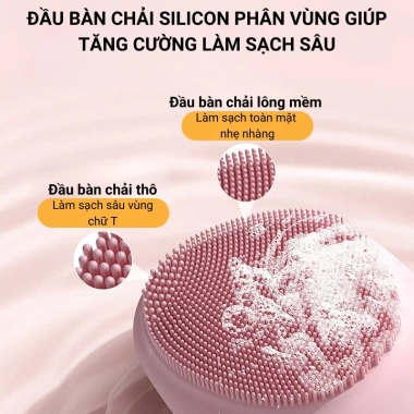 Máy rửa mặt tẩy da chết Da căng mịn, giảm dầu thừa, spa tại nhà 750k 4