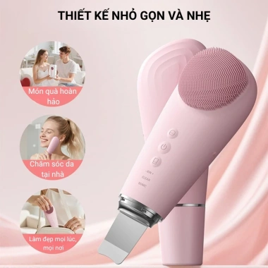 Máy rửa mặt tẩy da chết Da căng mịn, giảm dầu thừa, spa tại nhà 750k 8