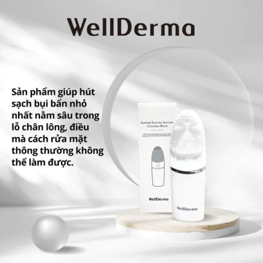 Máy Rửa Mặt WellDerma Chính Hãng – Làm Sạch Sâu, Thư Giãn, Không Cần Sạc, 199k