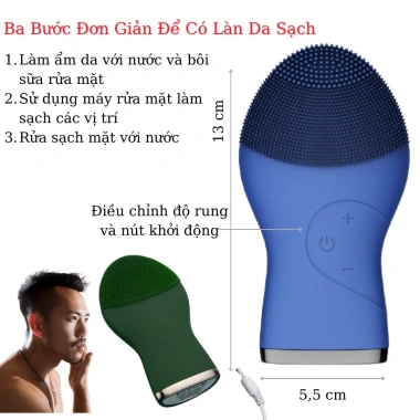 Máy rửa mặt Yandou TL703 cho Nam - Chống thấm nước, giảm giá 20% chỉ 154.999₫ 5