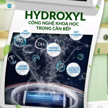 Máy rửa thực phẩm cầm tay ULTTY WFX Hydroxyl kép, an toàn, IPX7 - Hộp quà Tết 5