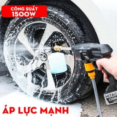 Máy rửa xe 2 pin 199V chuẩn lõi đồng, siêu mạnh, tăng áp, đầu tưới cây - Giá chỉ 299k 2