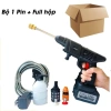 Máy rửa xe cầm tay pin mạnh 2 pin cao cấp, hút nước & tưới cây - 215.000 VNĐ 10