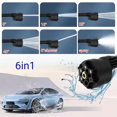 Máy rửa xe cầm tay TANZU không dây, áp lực cao, không chổi than, chân pin Makita, đa năng - 419.000 VND 3