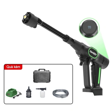Máy rửa xe cầm tay TANZU không dây, áp lực cao, không chổi than, chân pin Makita, đa năng - 419.000 VND 9