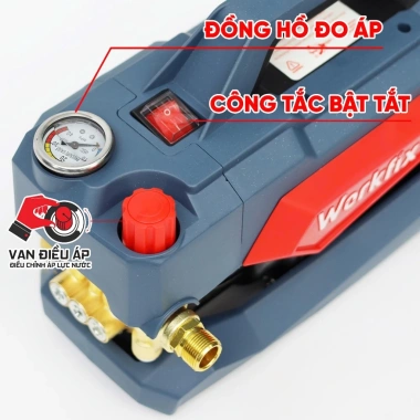 Máy rửa xe cao áp WORKFIX WF-CRW3.200PRO 3.200W 180bar – Chỉnh áp, Động cơ dây đồng 100% – 2.398.000₫ 5