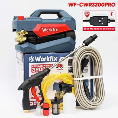 Máy rửa xe cao áp WORKFIX WF-CRW3.200PRO 3.200W 180bar – Chỉnh áp, Động cơ dây đồng 100% – 2.398.000₫ 7