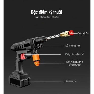 Máy rửa xe đa năng cầm tay, tưới cây, xịt rửa nhỏ gọn – Tiện lợi, giá ưu đãi 169.988₫ 2