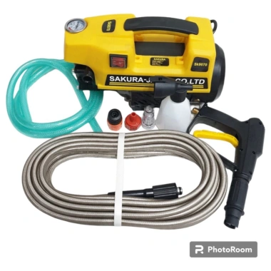 Máy rửa xe mini SAKURA cho gia đình – Kèm bình xịt bọt tuyết, giá chỉ 849.000₫ 3