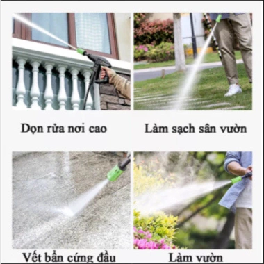Máy rửa xe mini SAKURA cho gia đình – Kèm bình xịt bọt tuyết, giá chỉ 849.000₫ 5