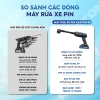 Máy rửa xe pin Kaston R8 - 2 pin, thiết kế nhỏ gọn, động cơ bền, giá ưu đãi 890k 4