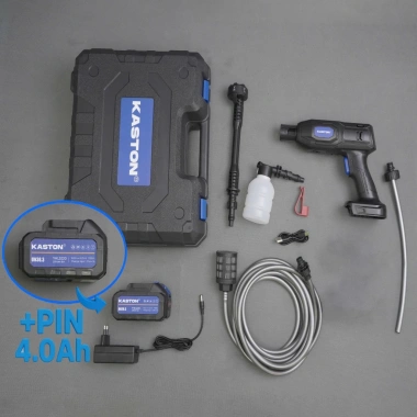 Máy rửa xe pin Kaston R8 - 2 pin, thiết kế nhỏ gọn, động cơ bền, giá ưu đãi 890k 10