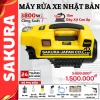 Máy rửa xe Sakura 3.800W áp lực cao, lõi đồng cực mạnh - Giá chỉ 986.000₫