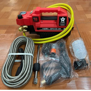 Máy rửa xe SAKURA 3.800W chỉnh áp, công nghệ cảm ứng từ, chống giật, chống cháy - Giá 625.000đ 2 Máy rửa xe SAKURA 3.800W chỉnh áp, công nghệ cảm ứng từ, chống giật, chống cháy - Giá 625.000đ 2